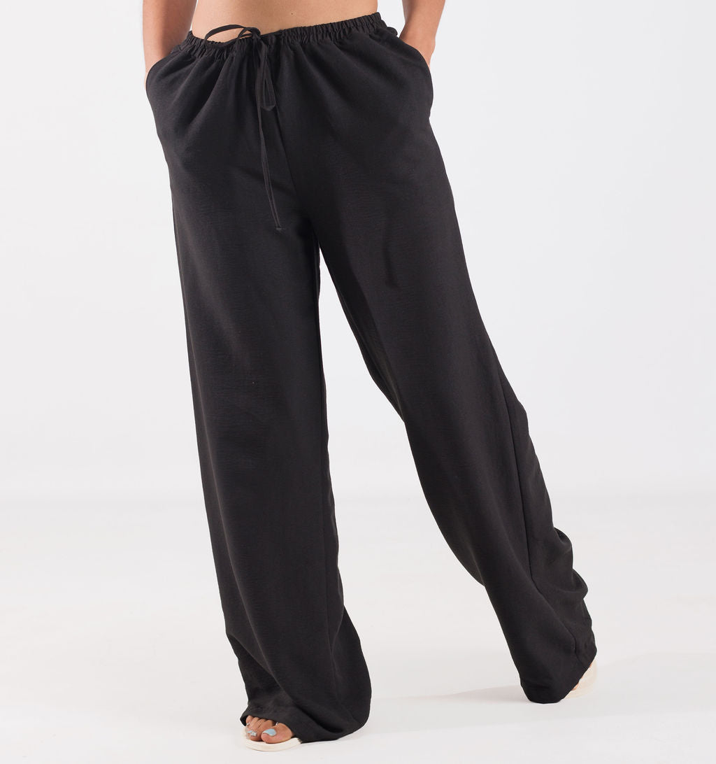 Black lounge pants ladies hot sale