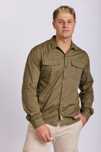LONG SLEEVE COTTON TECH SHIRT
