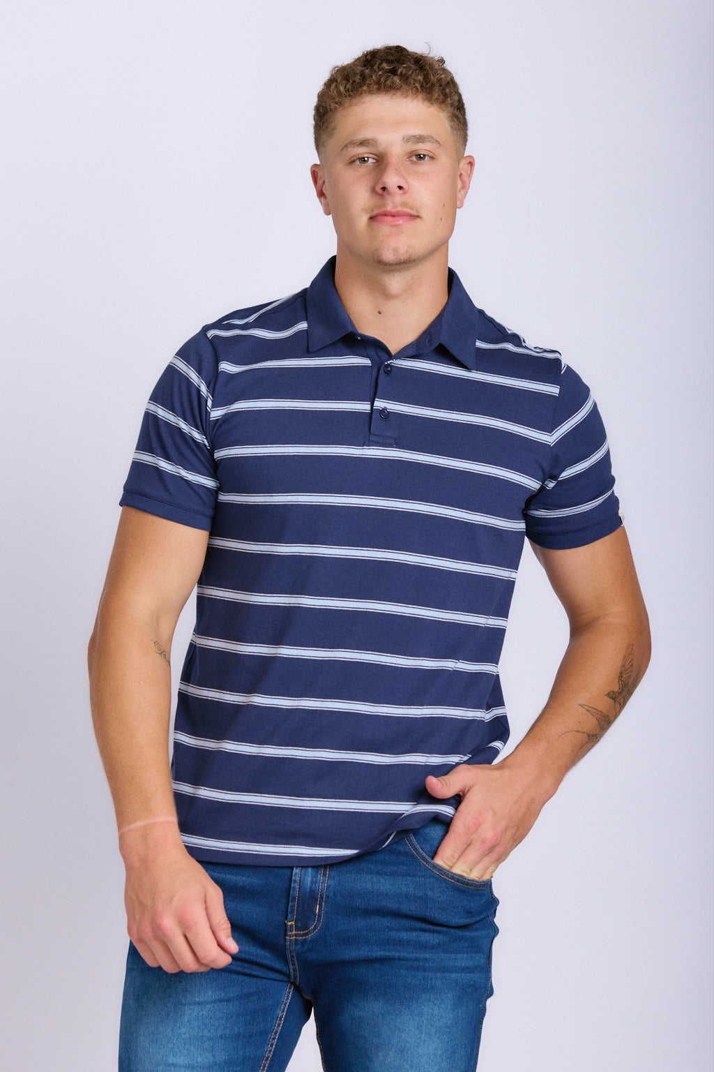 THIN DOUBLE STRIPE GOLFER