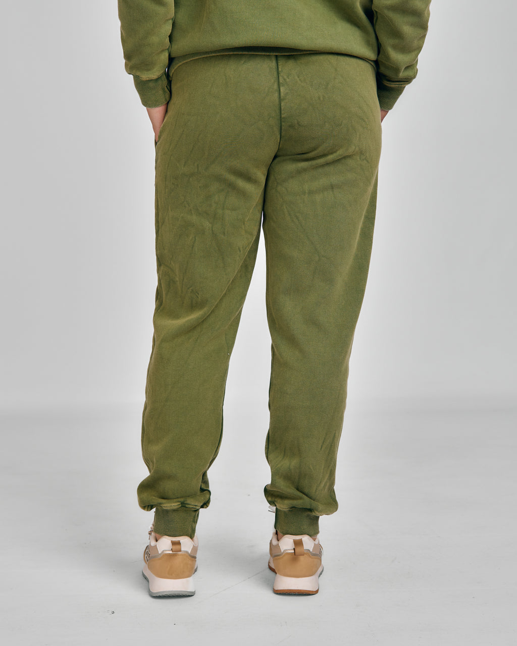 LADIES PIGMENT BRUSHED FLEECE TRACKPANTS