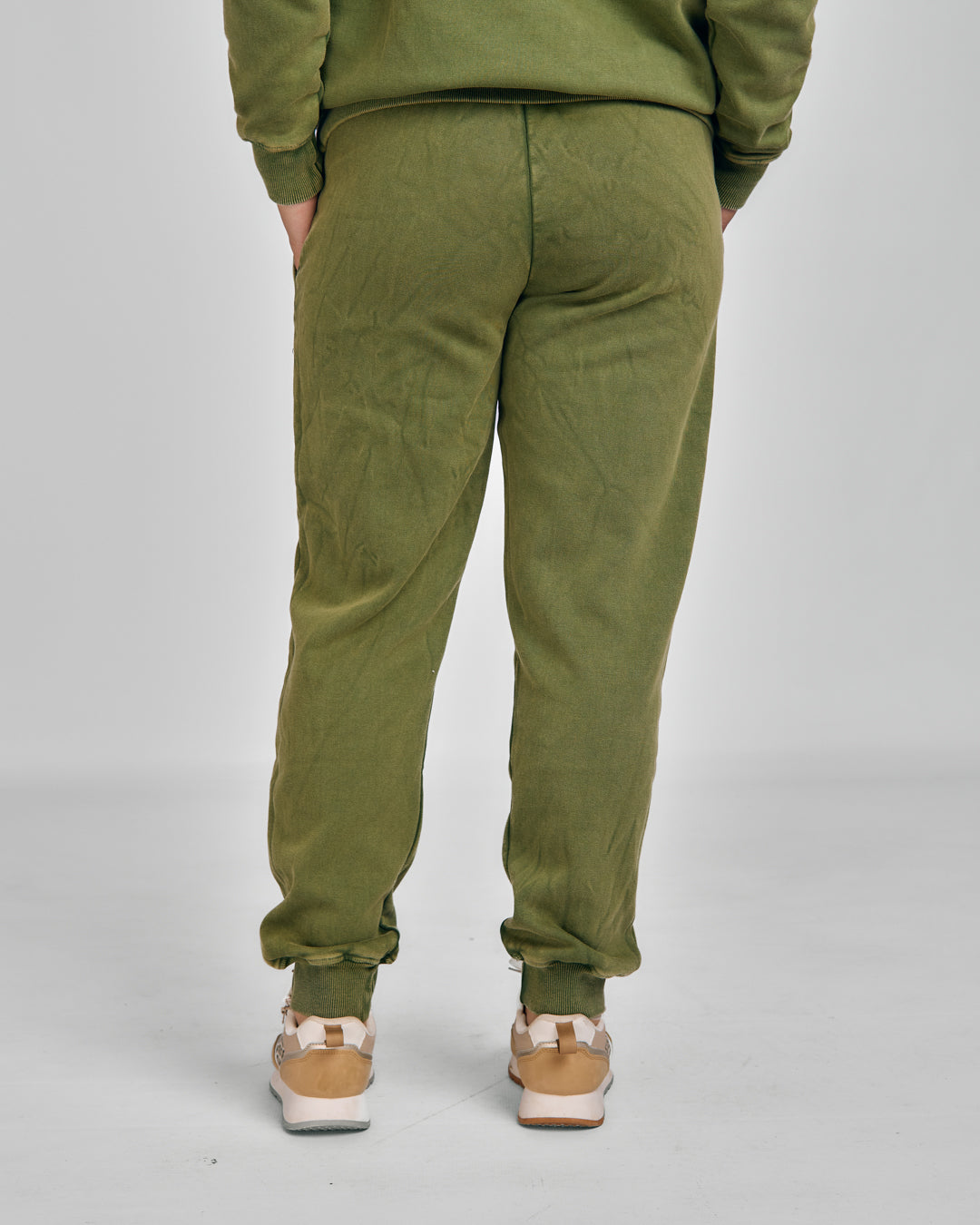 LADIES PIGMENT BRUSHED FLEECE TRACKPANTS