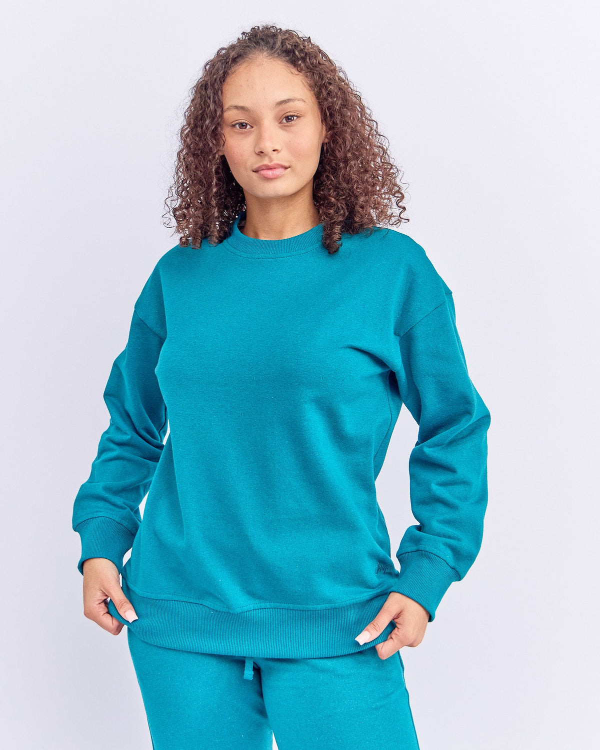 DROP SHOULDER CREW SWEATSHIRT