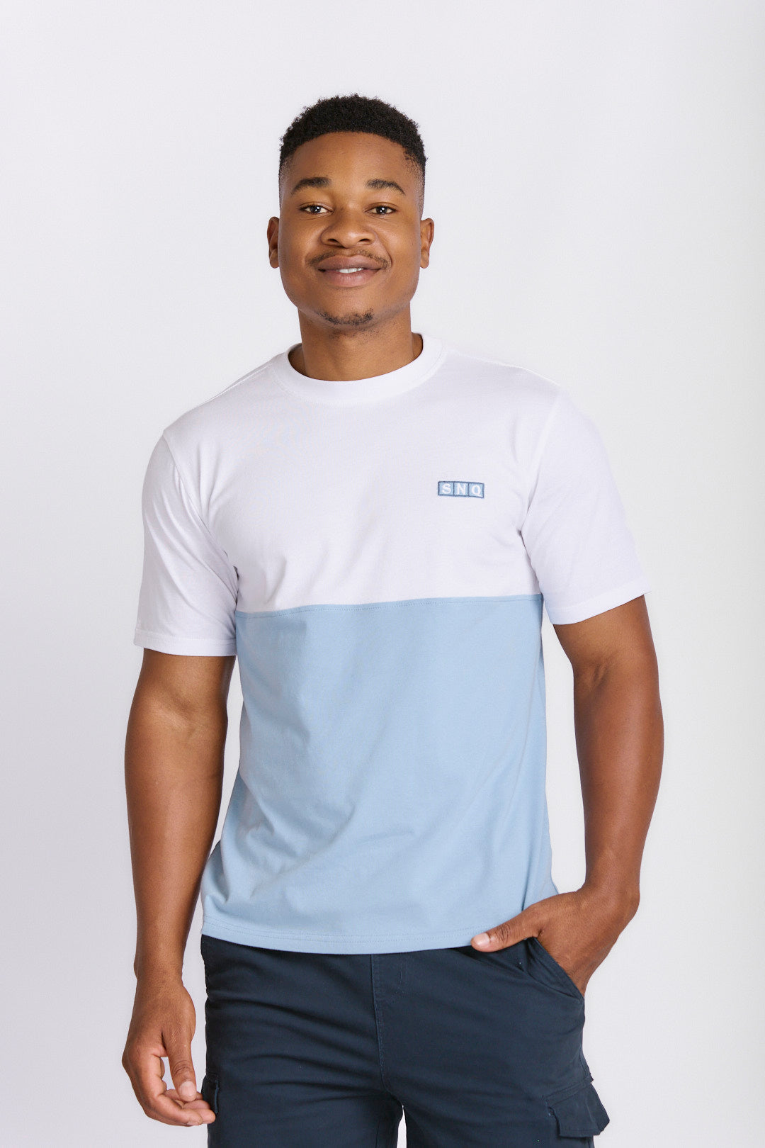 MENS COLOUR BLOCK TEE
