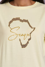 AFRICA ANIMAL PRINT TEE
