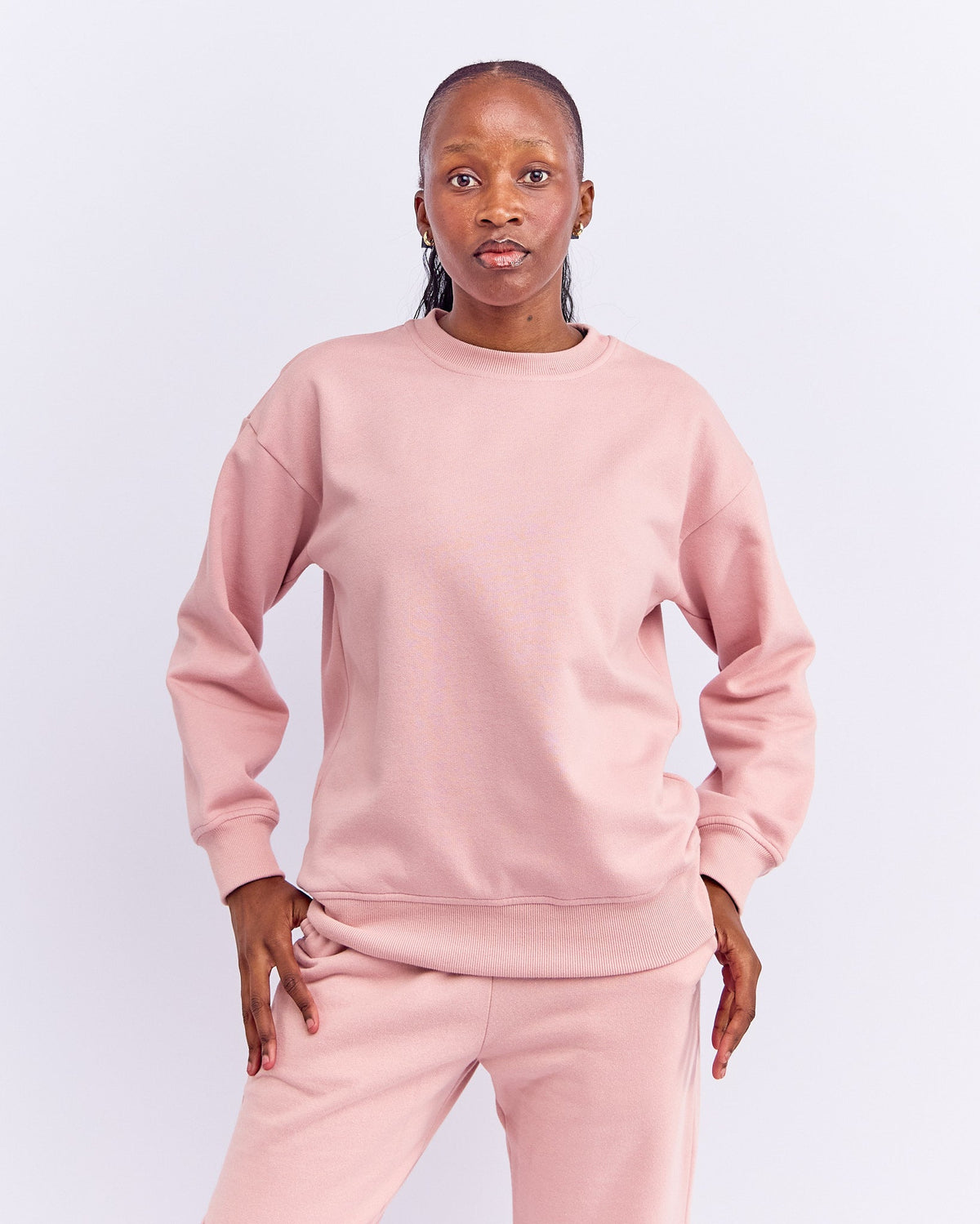 DROP SHOULDER CREW SWEATSHIRT
