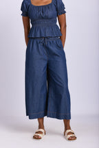 LADIES CHAMBRAY CULOTTE