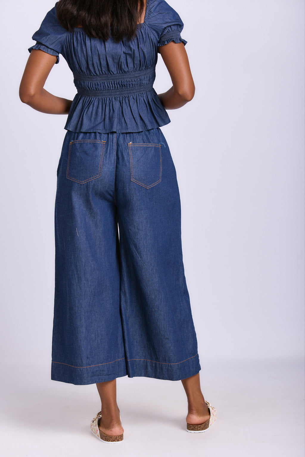 LADIES CHAMBRAY CULOTTE