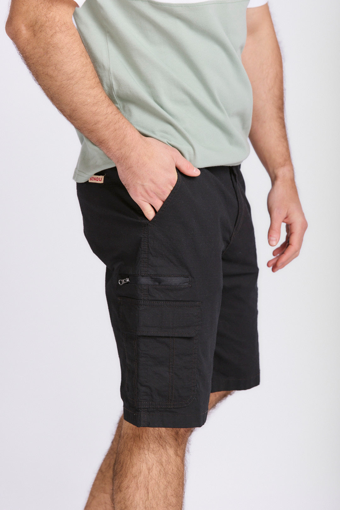 MENS RIBSTOP CARGO SHORTS