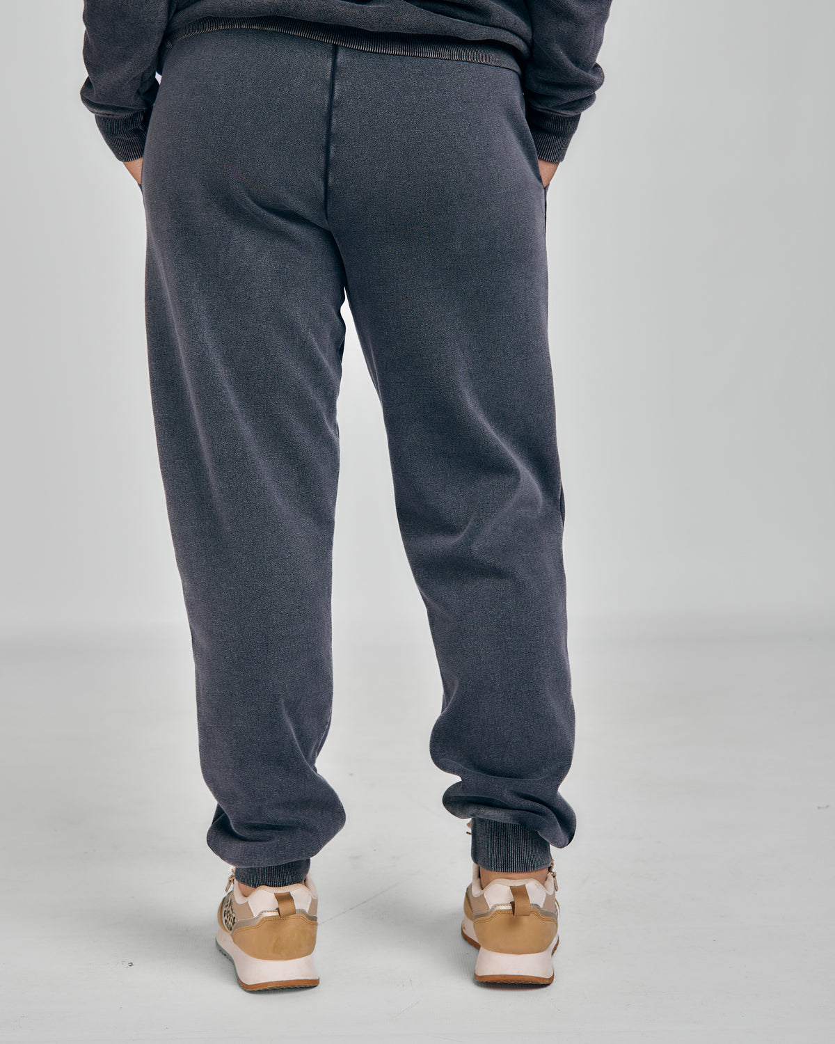 LADIES PIGMENT BRUSHED FLEECE TRACKPANTS
