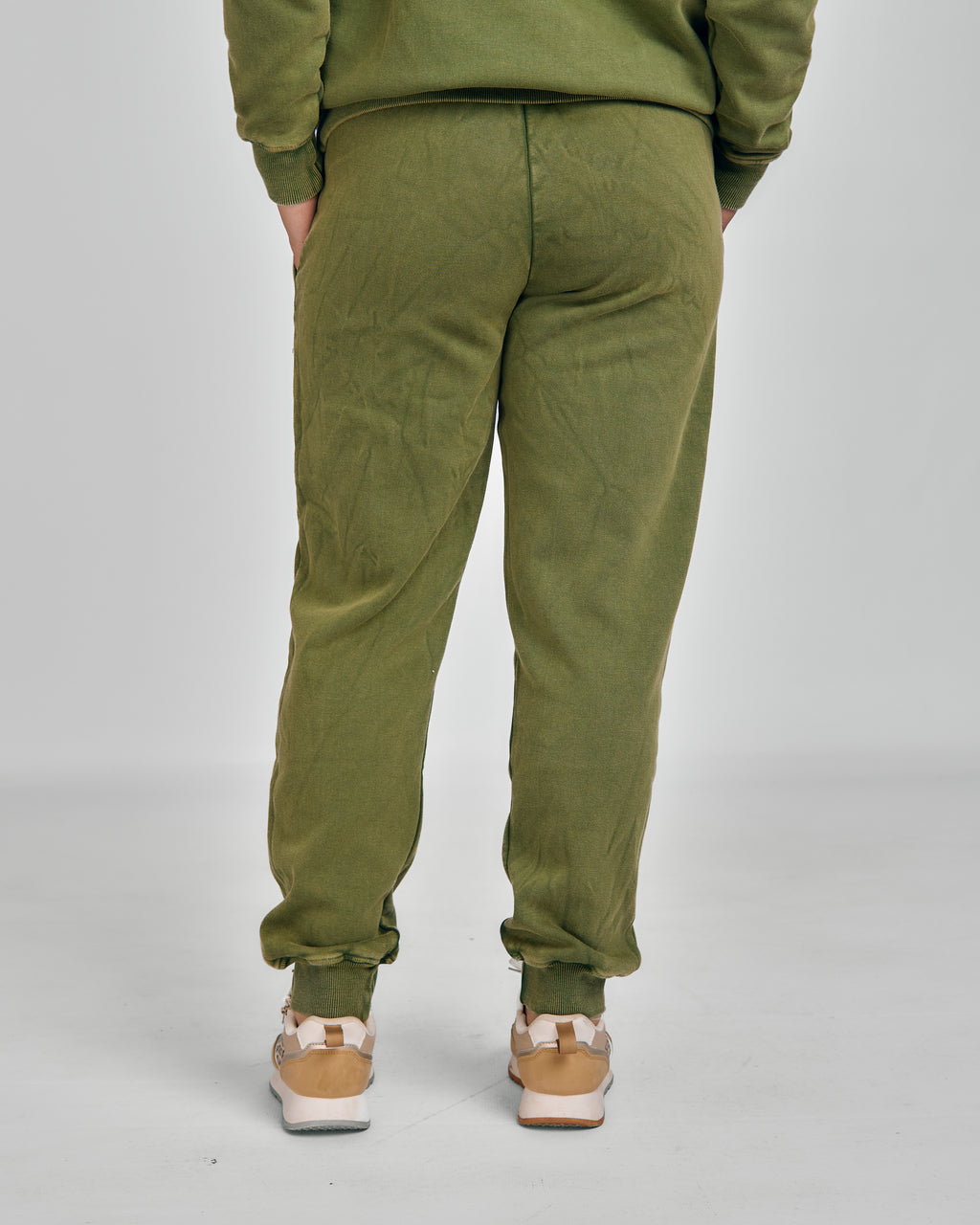 LADIES PIGMENT BRUSHED FLEECE TRACKPANTS