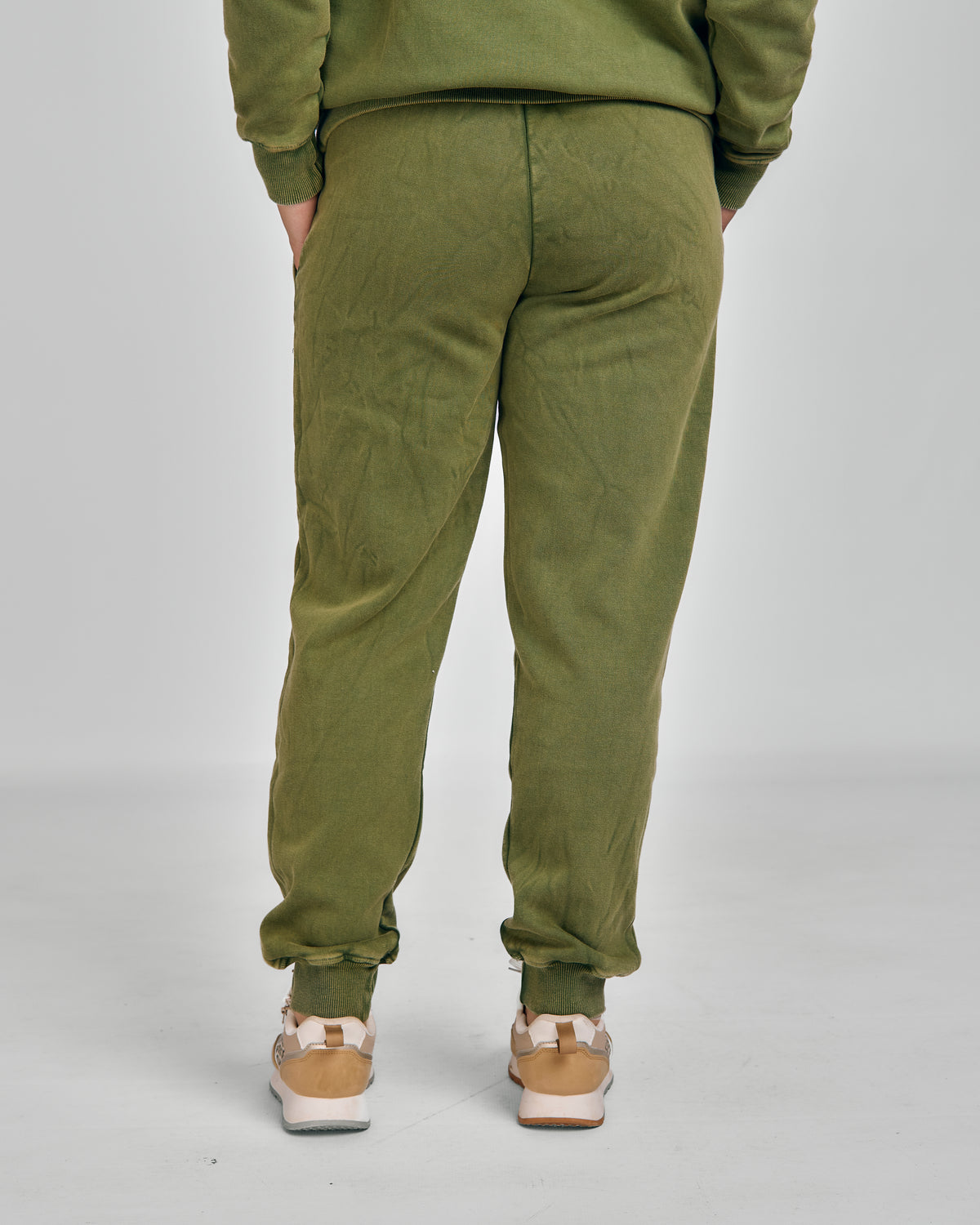 LADIES PIGMENT BRUSHED FLEECE TRACKPANTS