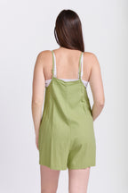 STRAPPY LINEN JUMPSUIT