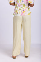 RELAXED STRAIGHT LEG LINEN PANTS