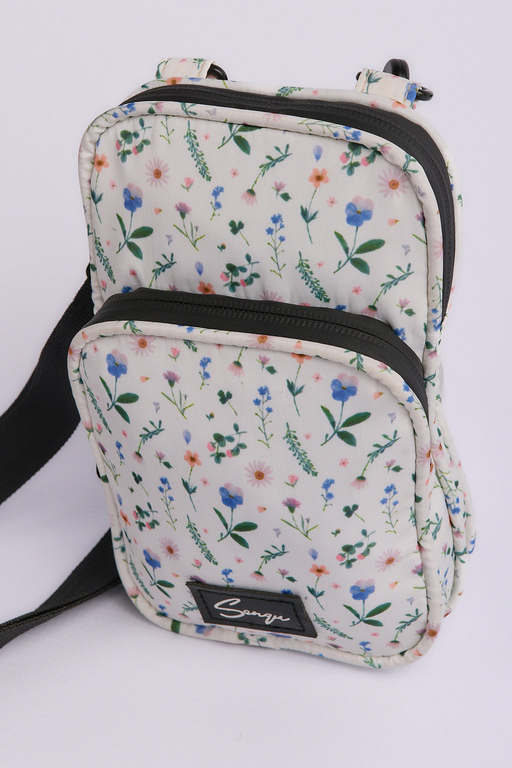FLORAL PRINTED CROSS BODY BAG