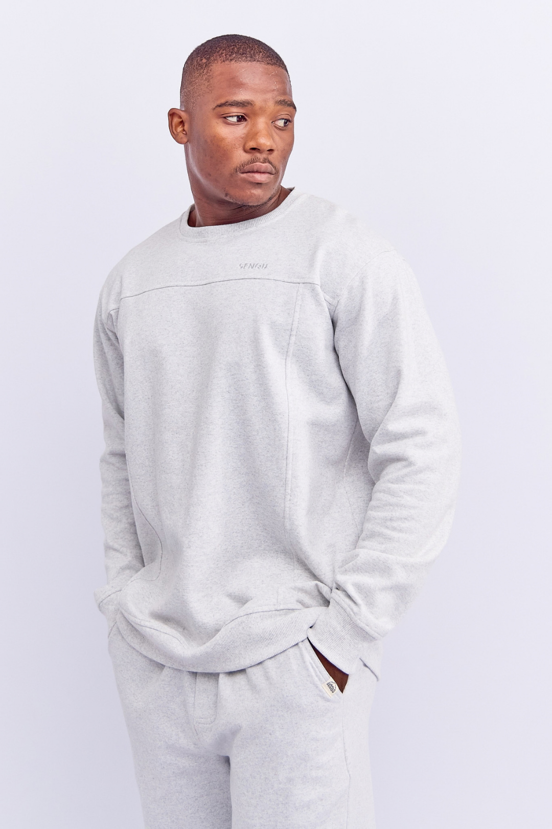 MENS SPLIT FRONT SWEATSHIRT
