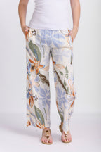 RELAXED STRAIGHT LEG LINEN PANTS