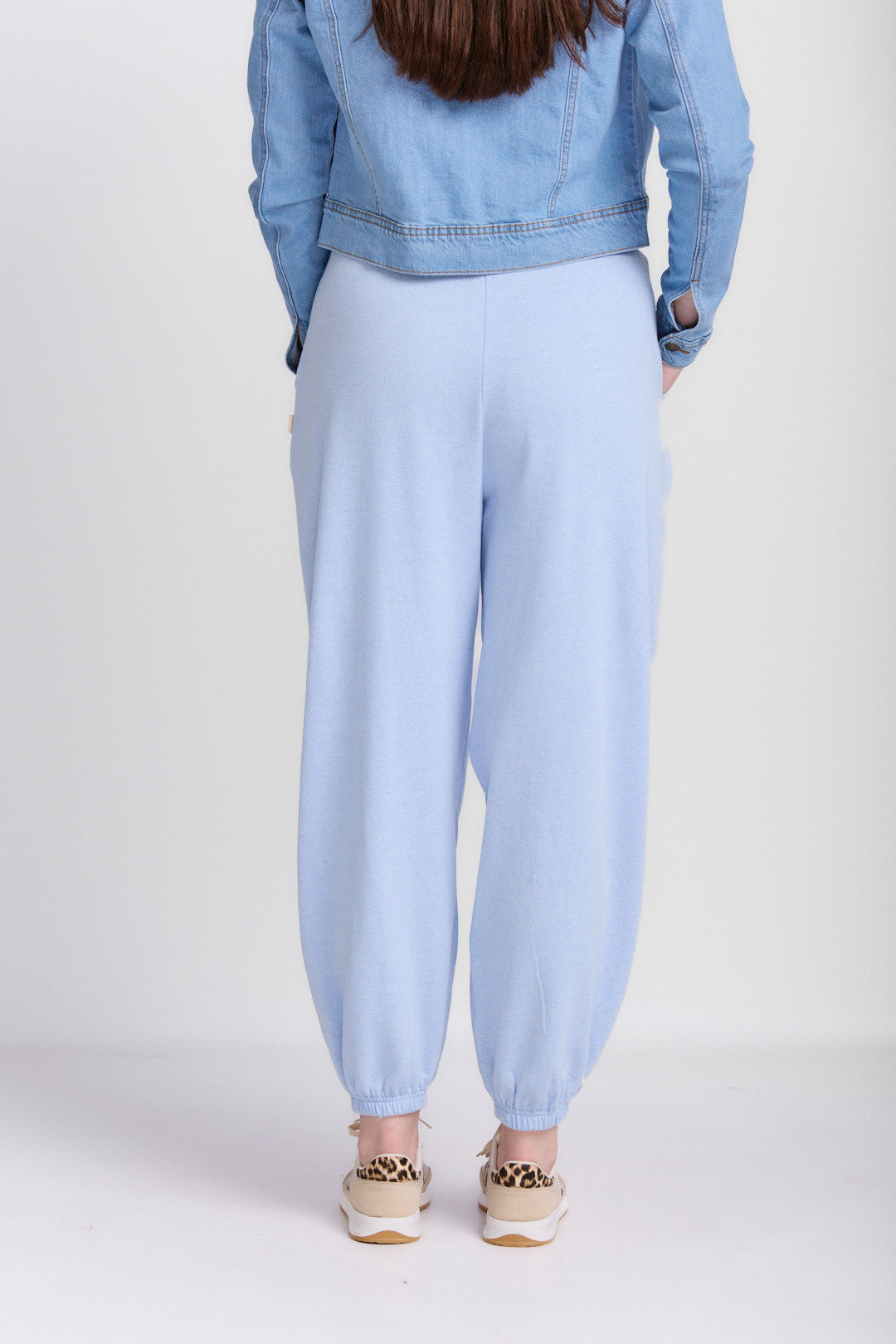 BARREL LEG FLEECE TRACKPANTS