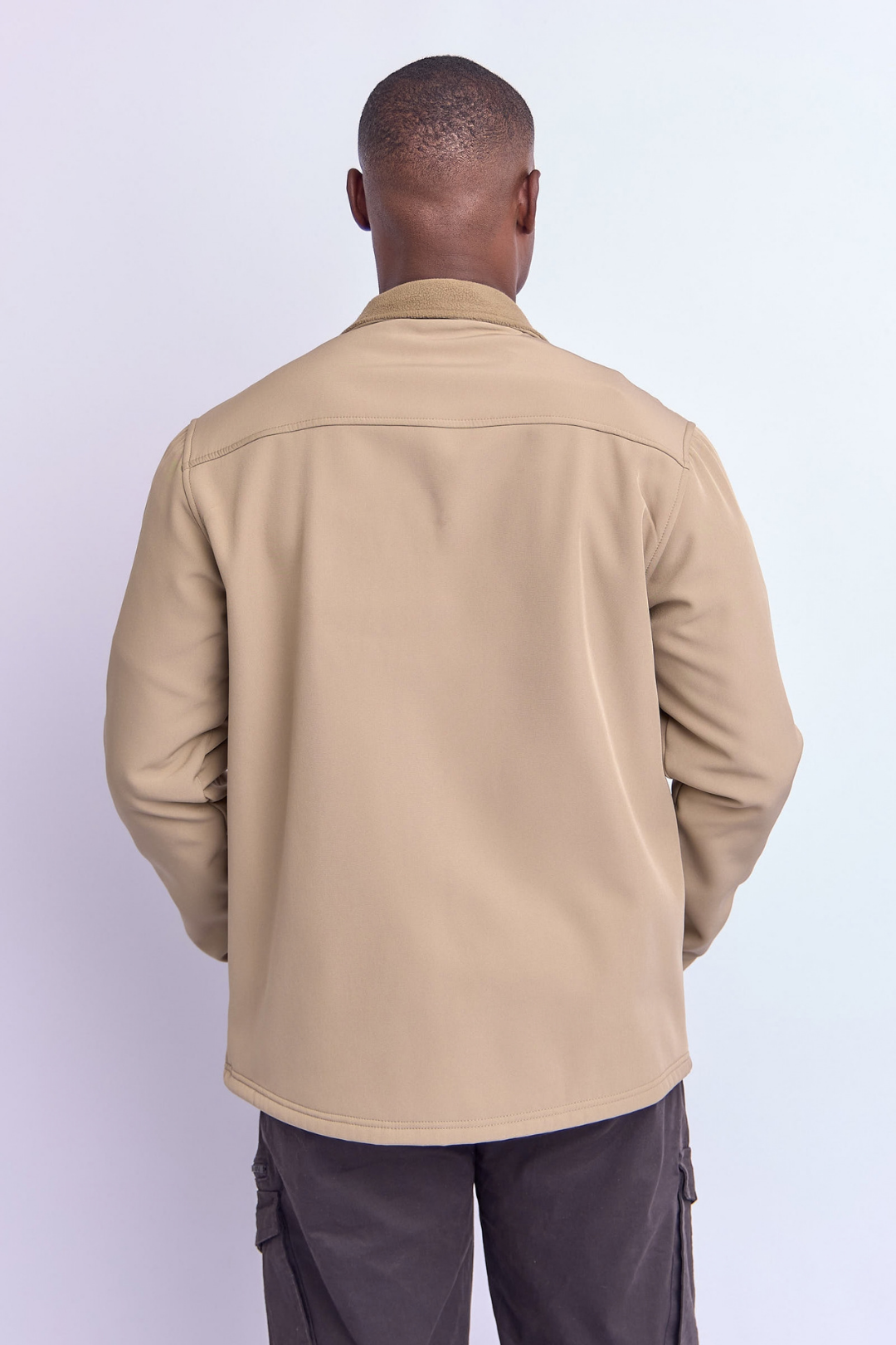 MENS FUNNEL NECK SOFTSHELL JACKET