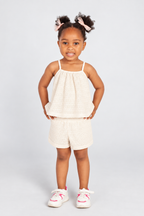CROCHET TOP AND SHORT SET