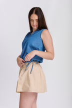 LADIES COLLARED TUNNEL TOP