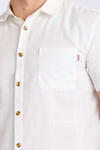 MENS COTTON JACQUARD SHIRT