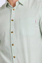 MENS COTTON JACQUARD SHIRT