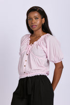 LADIES PUFF BLOUSE