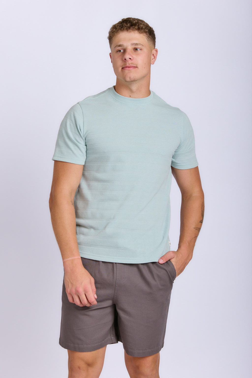 CANVAS ELASTICATED SHORTS