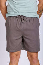CANVAS ELASTICATED SHORTS