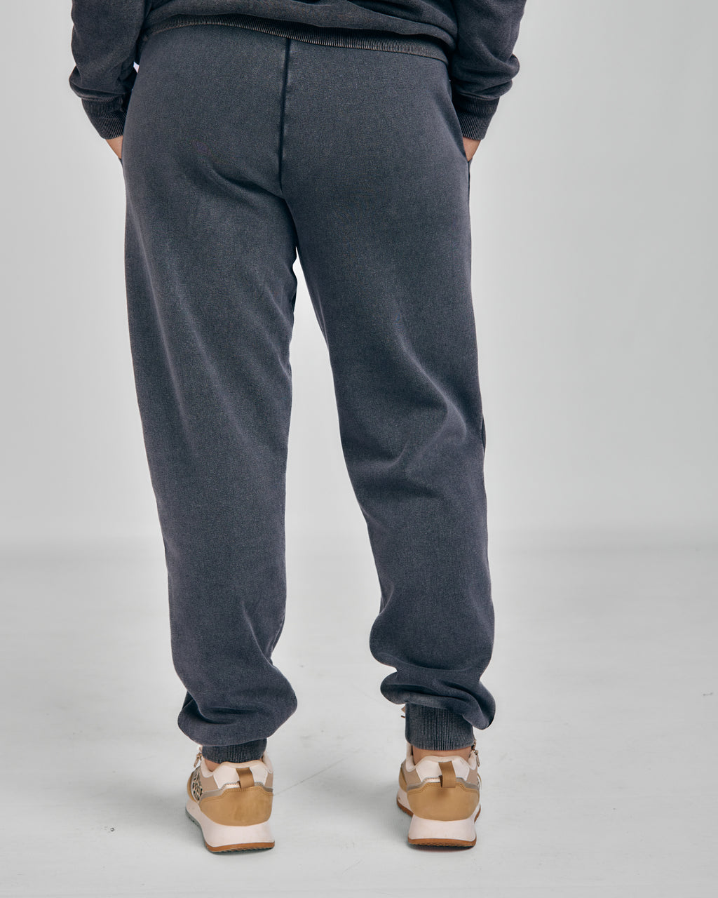 LADIES PIGMENT BRUSHED FLEECE TRACKPANTS