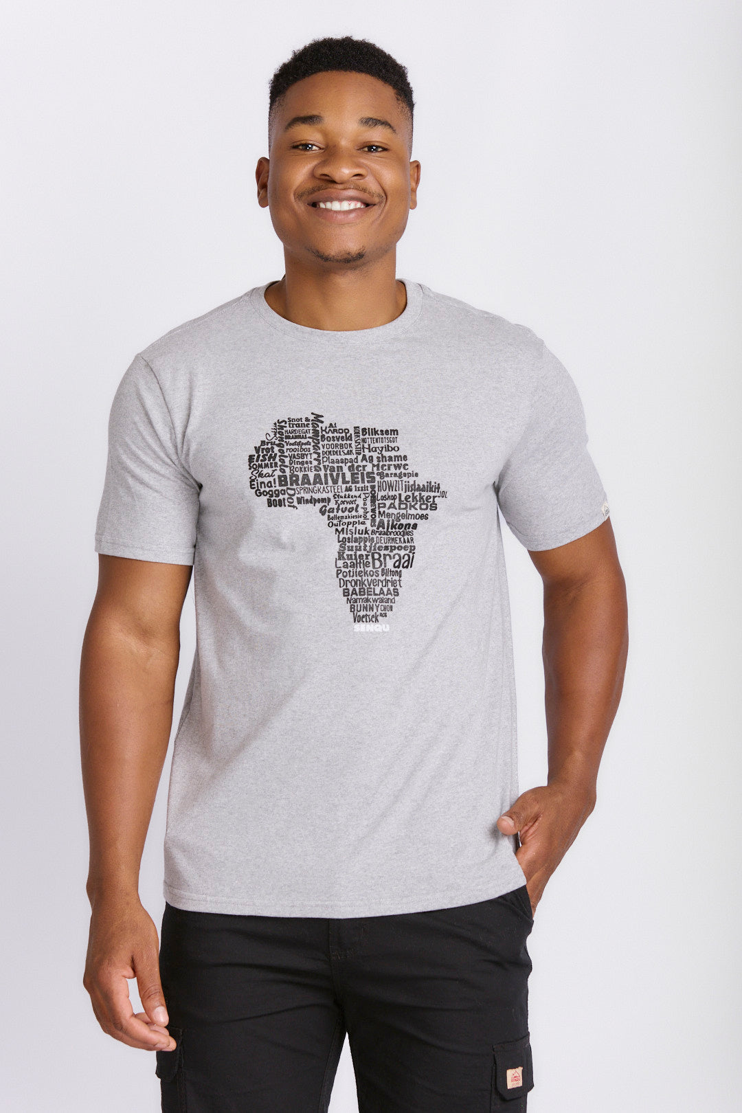AFRICA WORD MAP TEE