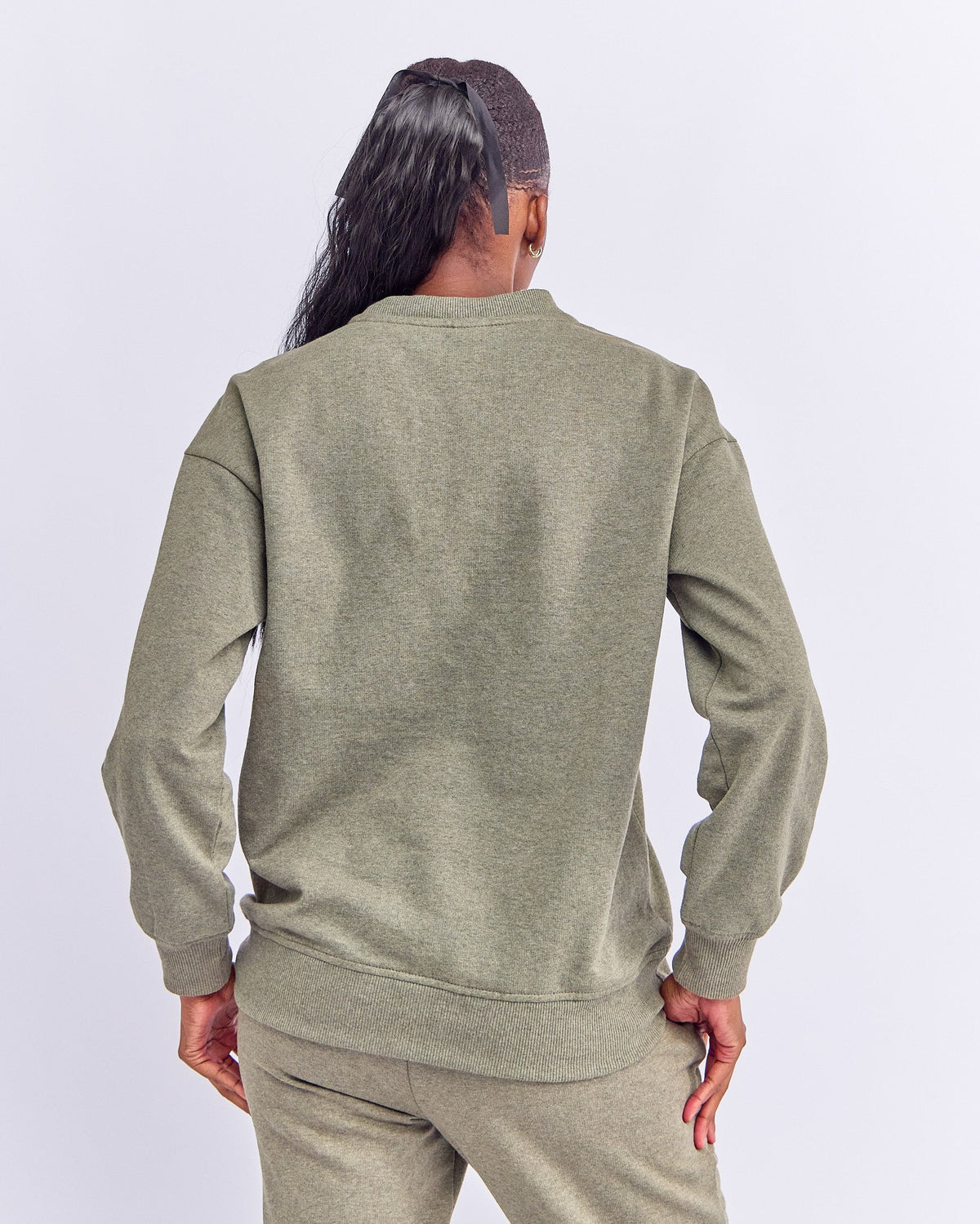 DROP SHOULDER CREW SWEATSHIRT
