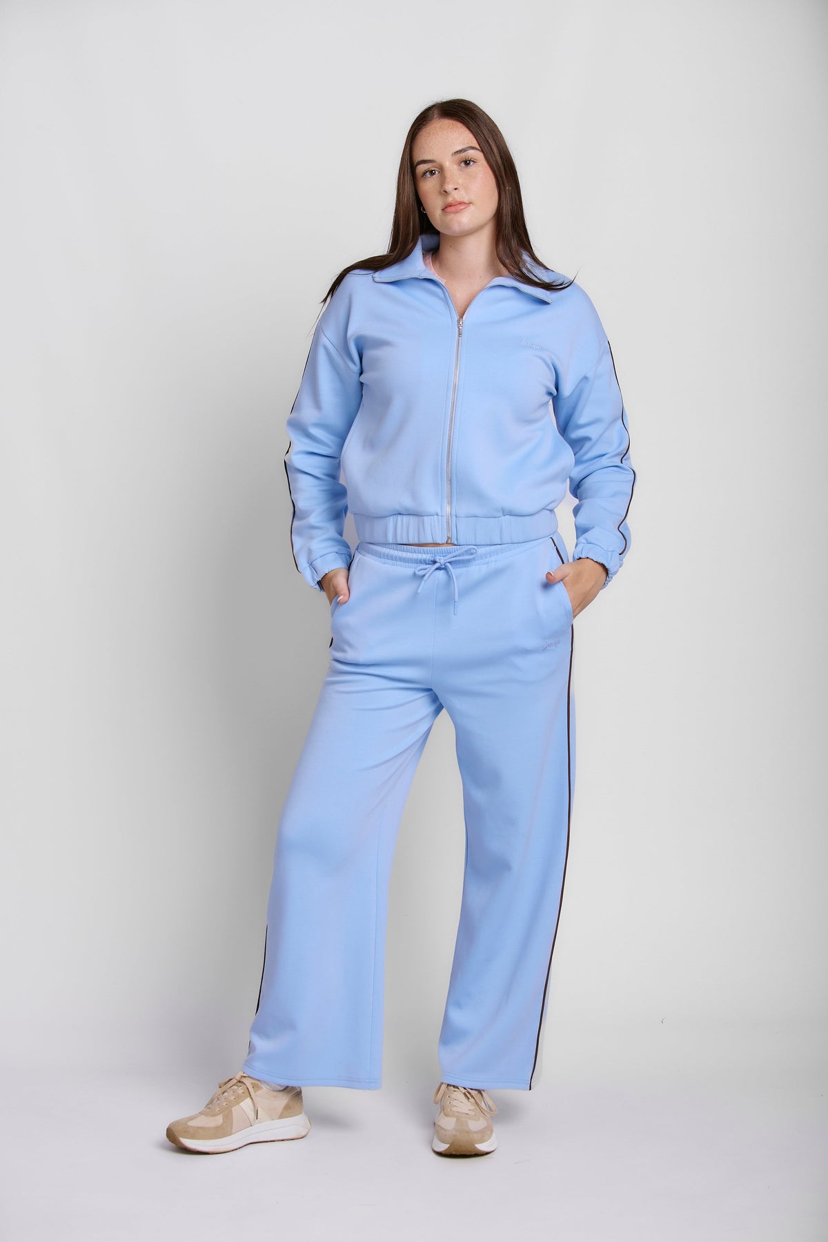 ZIP THROUGH PIPING SCUBA JACKET