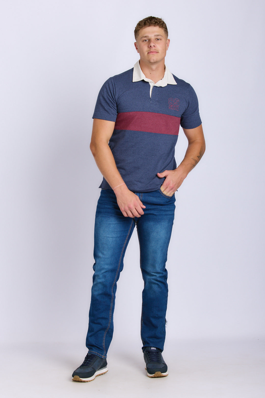 SPLIT FRONT RUGBY GOLFER