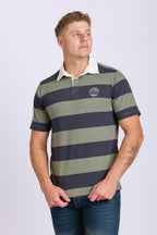 MENS STRIPE RUGBY GOLFER