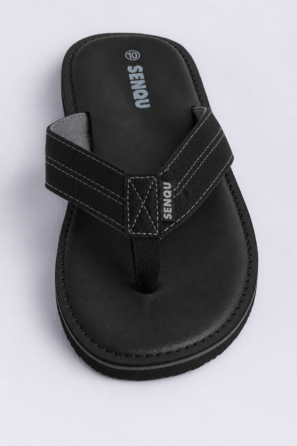 MENS SNQ STITCH DETAIL SANDAL