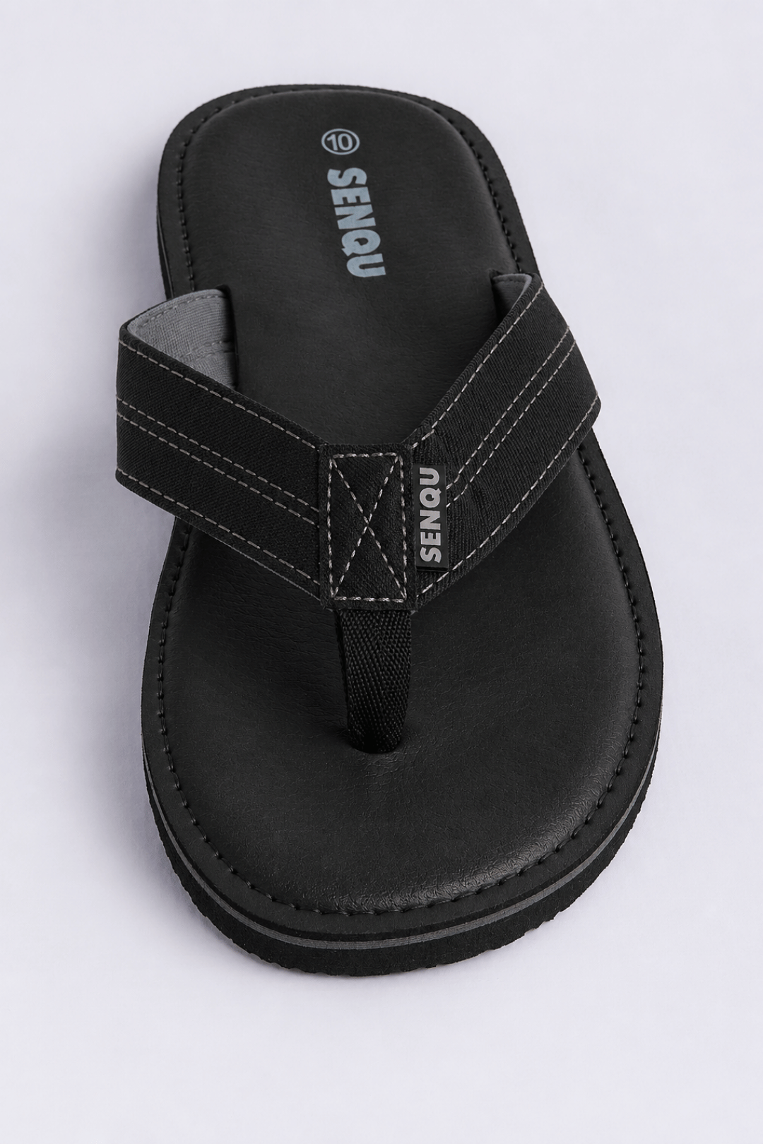 MENS SNQ STITCH DETAIL SANDAL
