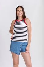 LADIES COTTON RIB VEST