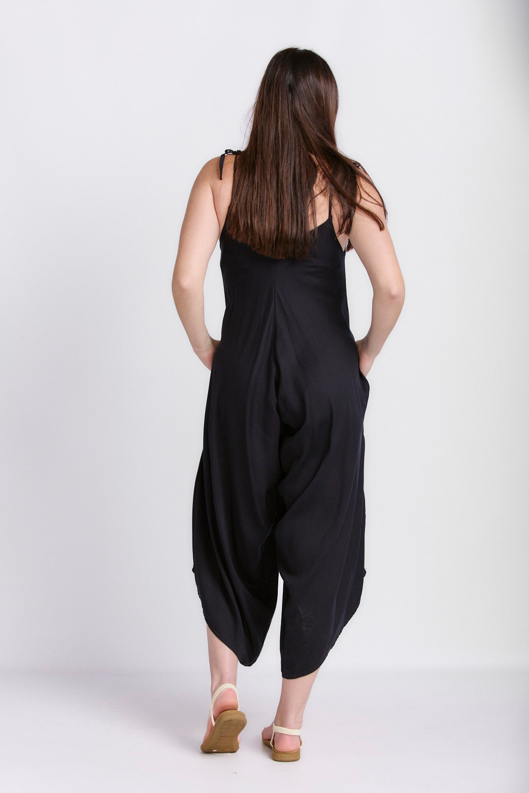 STRAPPY HAREM JUMPSUIT