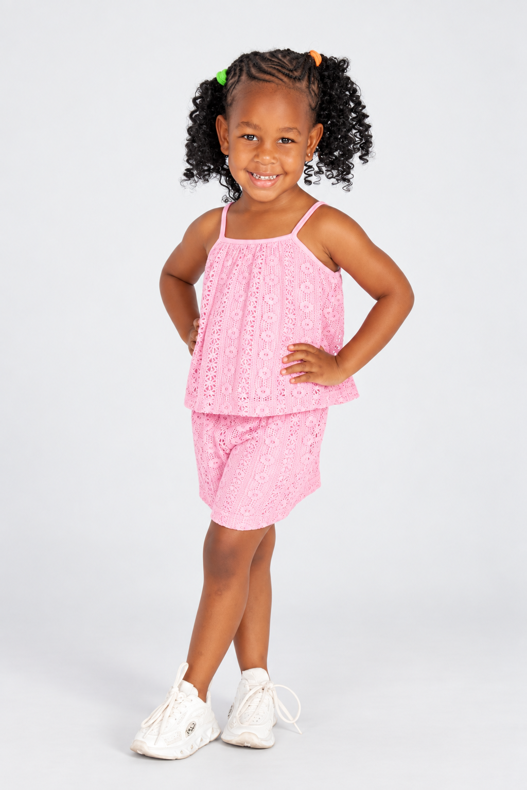 CROCHET TOP AND SHORT SET