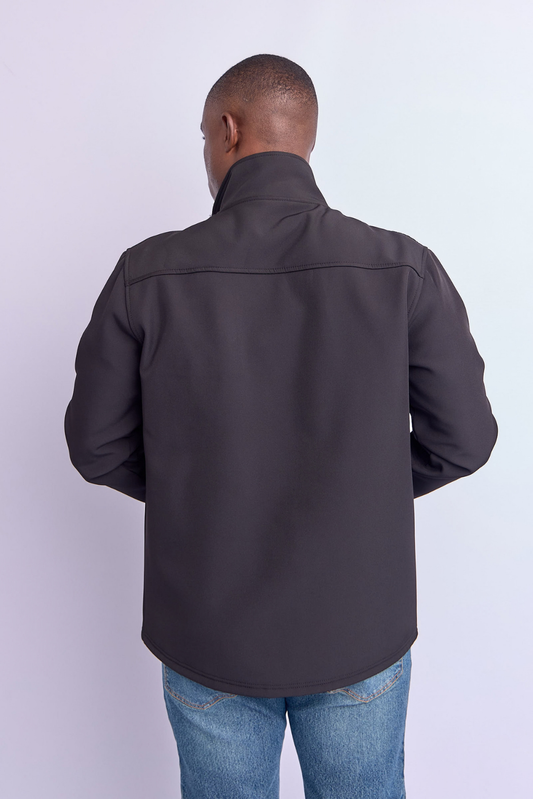 MENS FUNNEL NECK SOFTSHELL JACKET