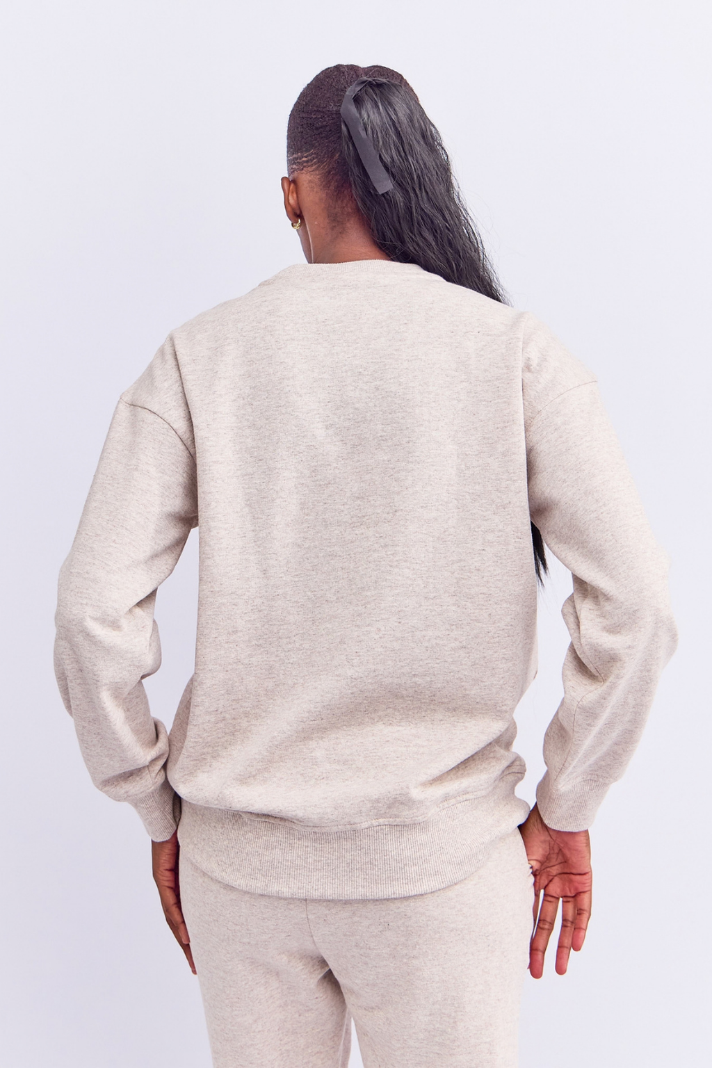 DROP SHOULDER CREW SWEATSHIRT