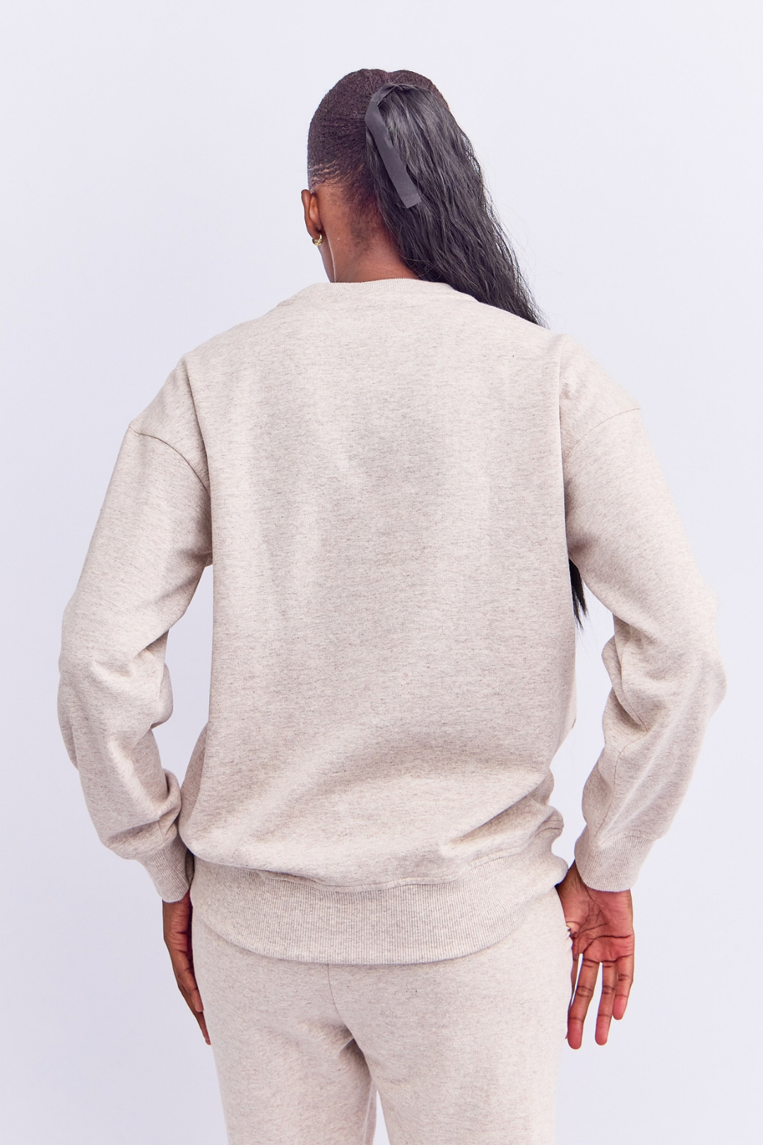 DROP SHOULDER CREW SWEATSHIRT