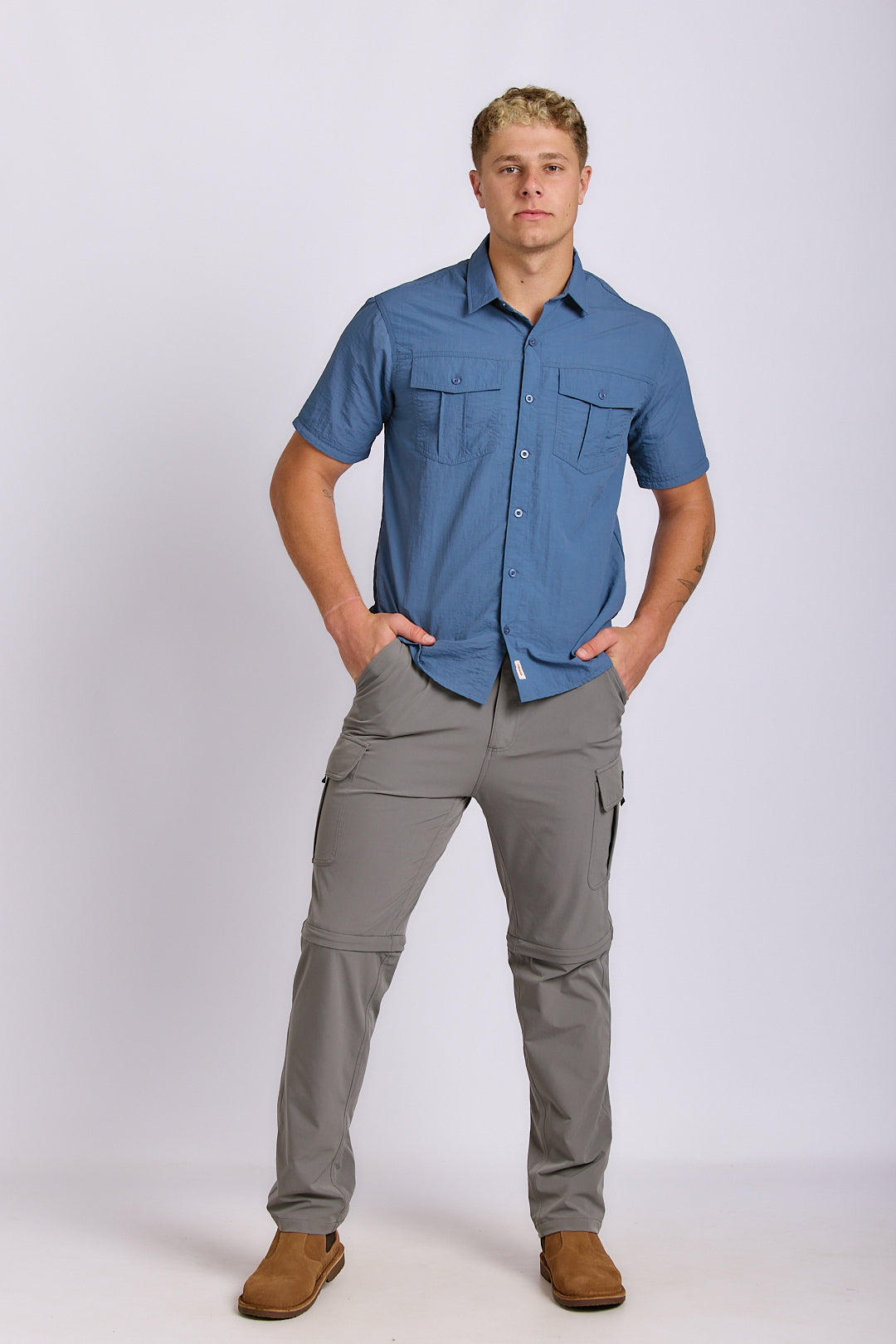 SHORT SLEEVE COTTON TECH SHIRT
