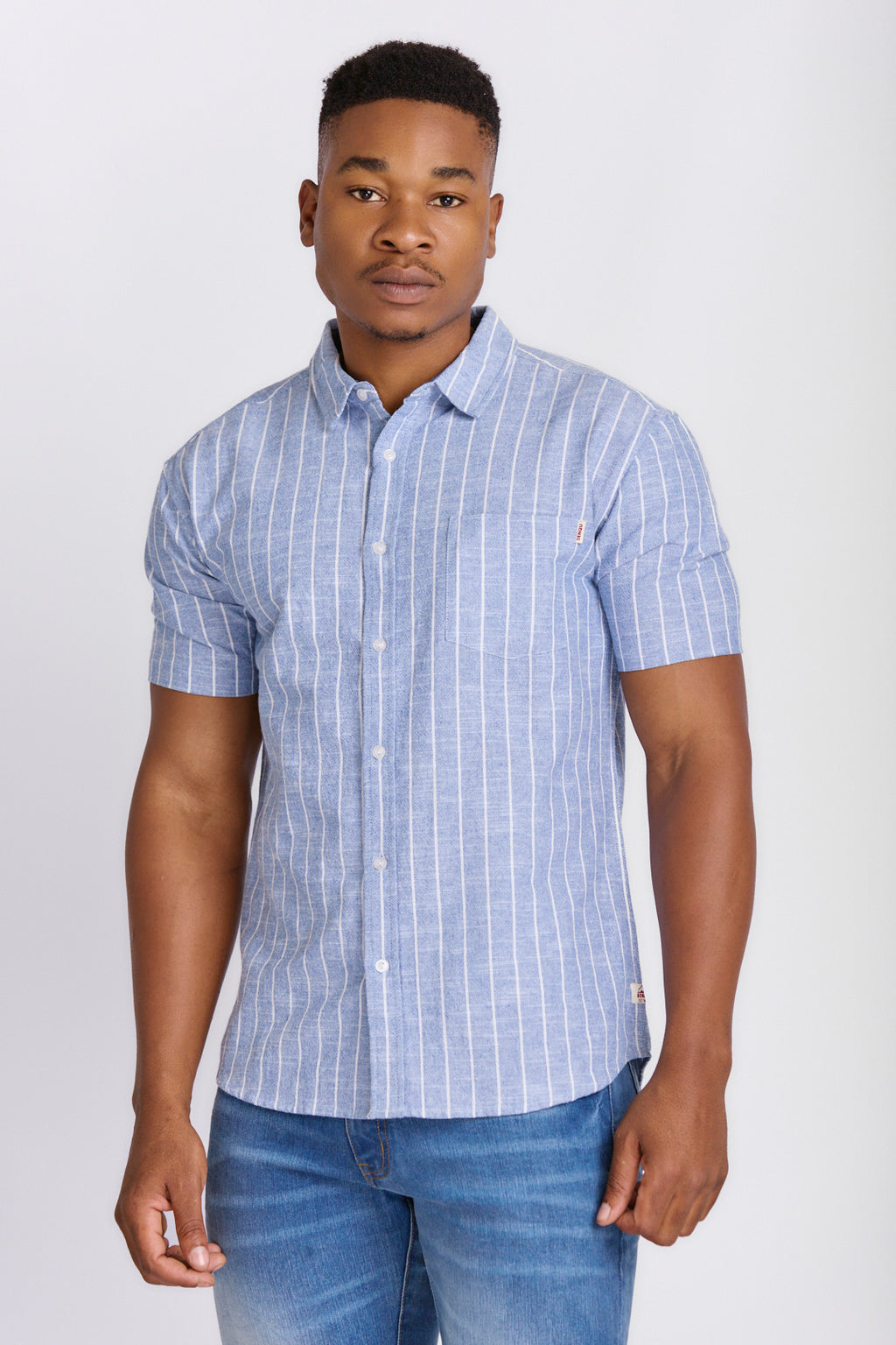 MENS STRIPE COTTON SHIRT