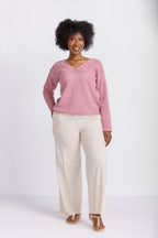 RELAXED STRAIGHT LEG LINEN PANTS
