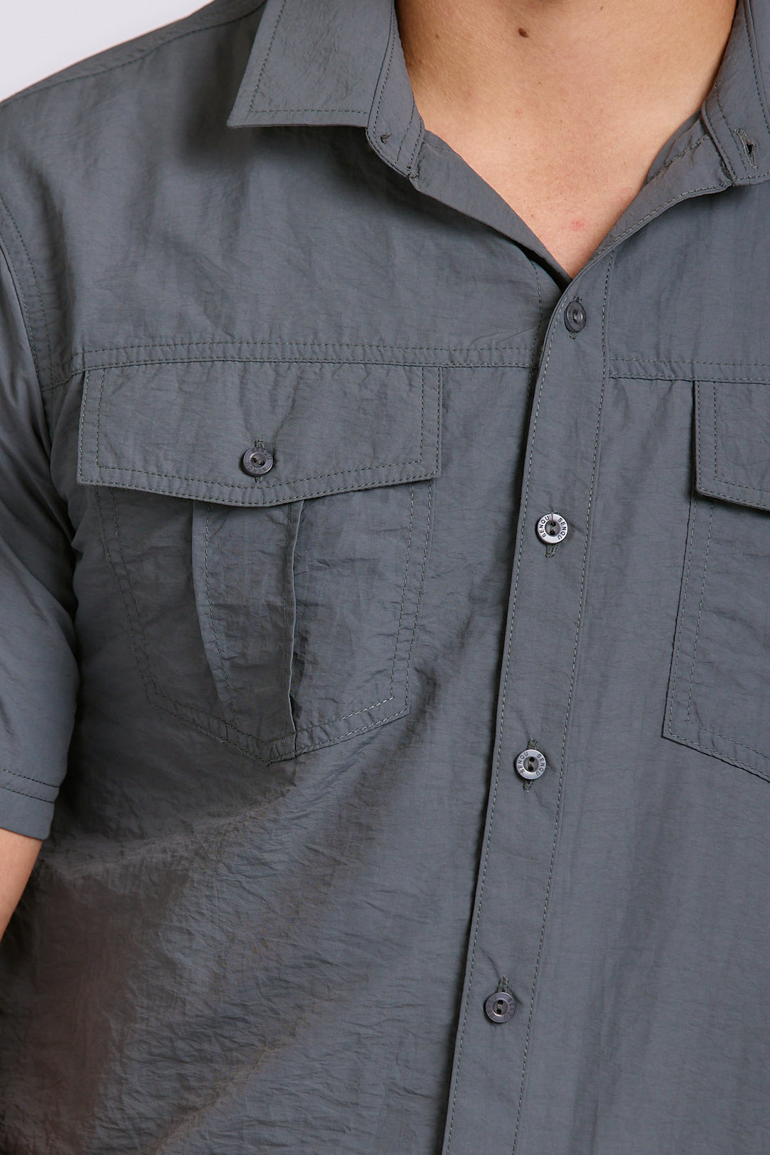 SHORT SLEEVE NYLON TECH SHIRT