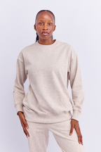 DROP SHOULDER CREW SWEATSHIRT