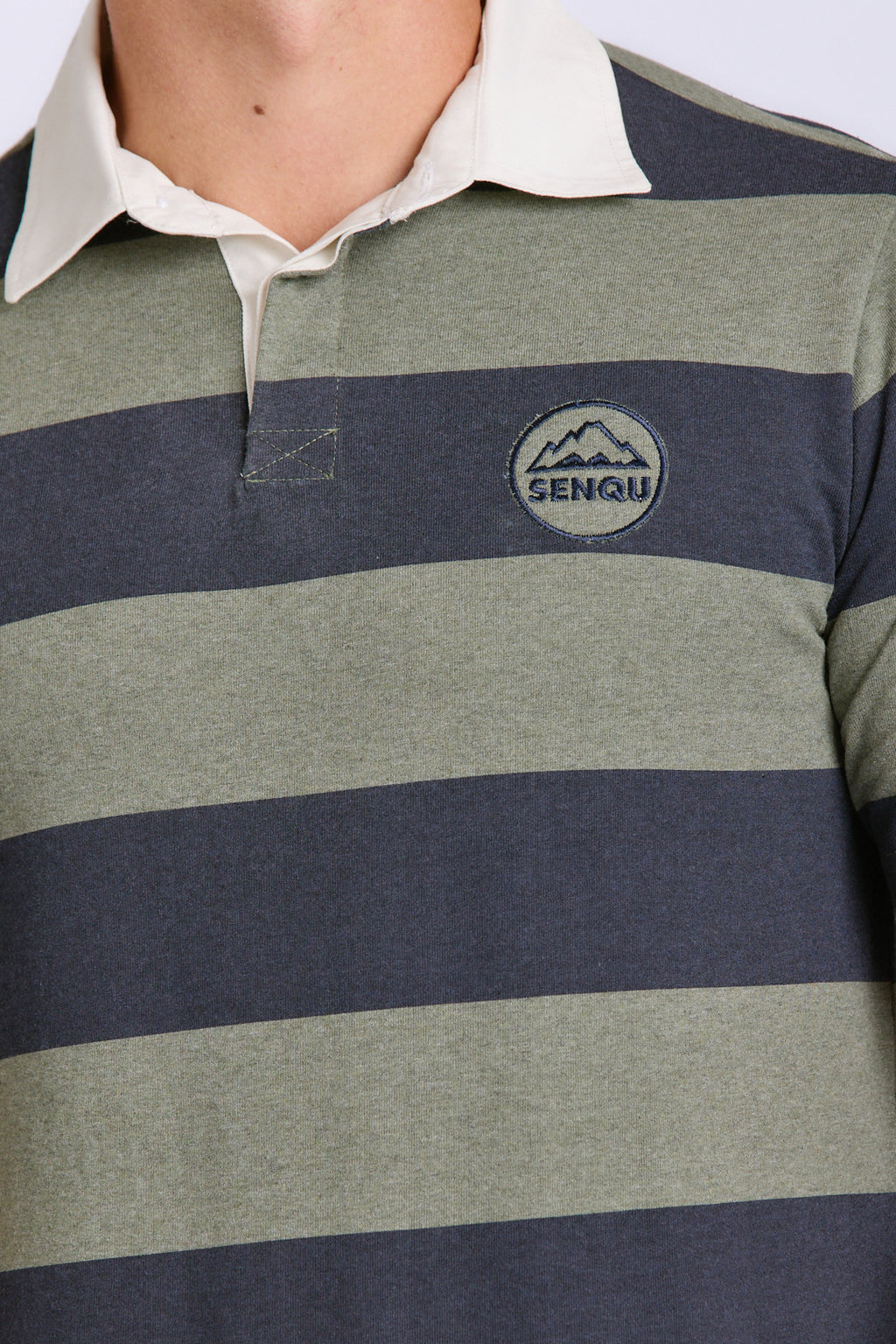 MENS STRIPE RUGBY GOLFER