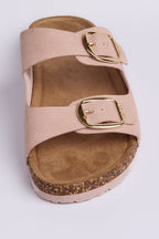 TEXTURED DOUBLE BUCKLE